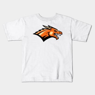 Angry Dragon Head Logo Kids T-Shirt